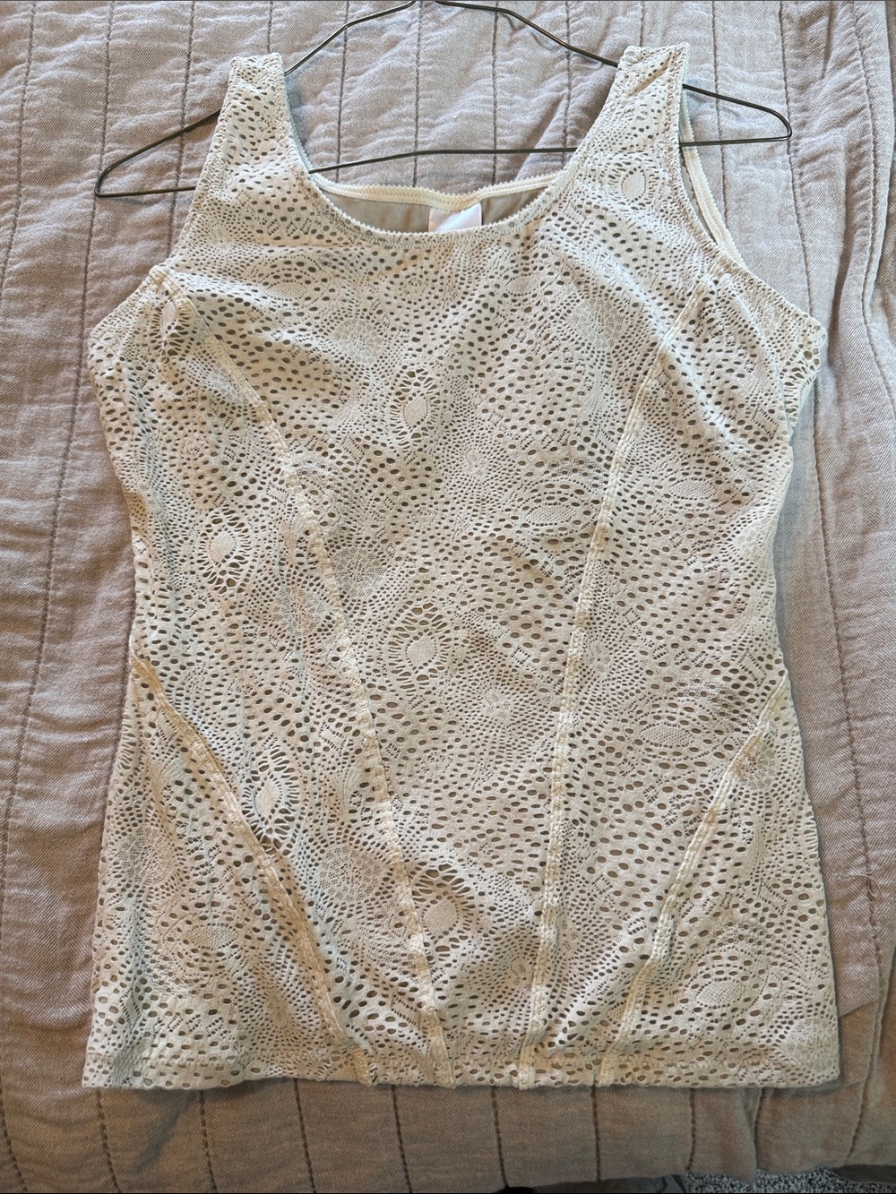 Lace Tank top - Cream